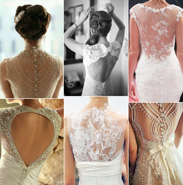 Свадебные платья 2013 - Открытая спина