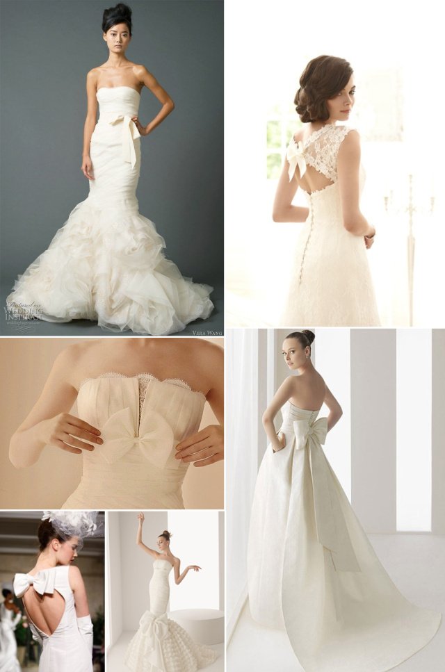Свадебные платья 2013 - Кокетливые бантики