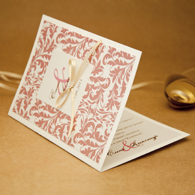 Открывающаяся свадебная открытка "Марбелья"